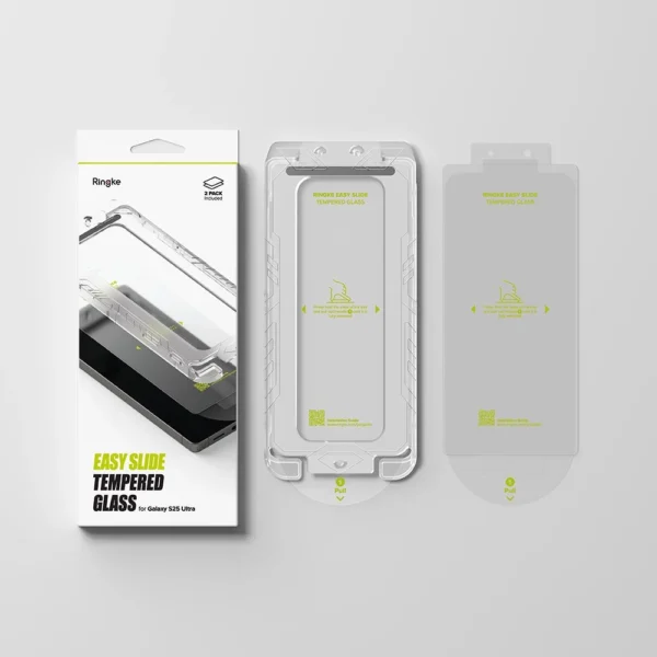 Ringke Easy Slide 2-pack tempered glass for Samsung Galaxy S25 Ultraeng
