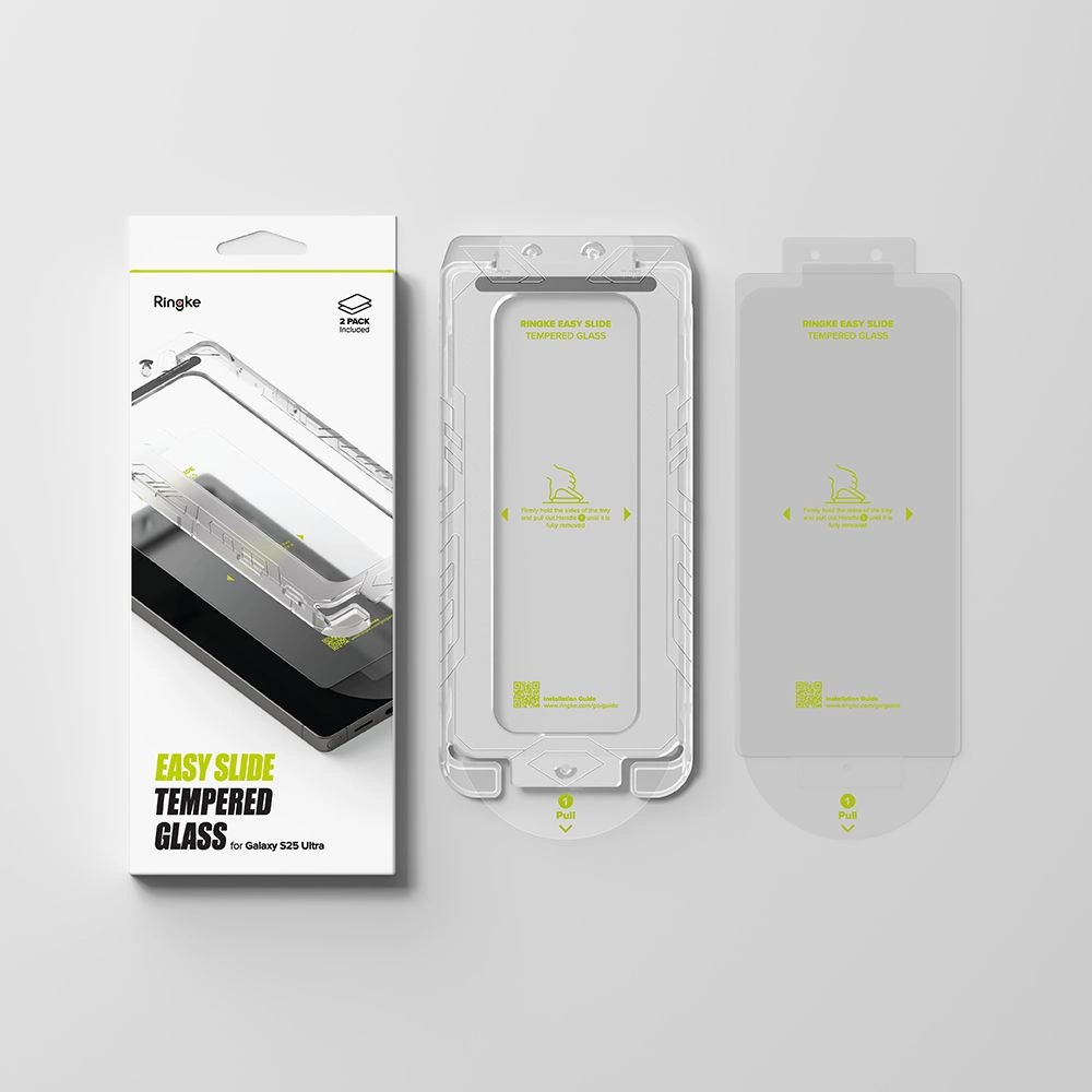 Ringke Easy Slide 2-pack tempered glass for Samsung Galaxy S25 Ultraeng