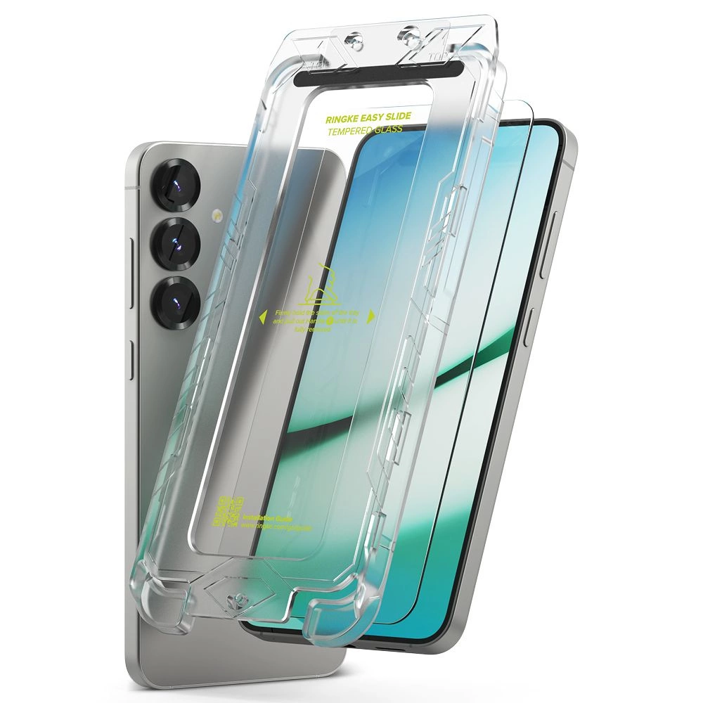 Ringke Easy Slide 2-pack tempered glass for Samsung Galaxy S25+eng