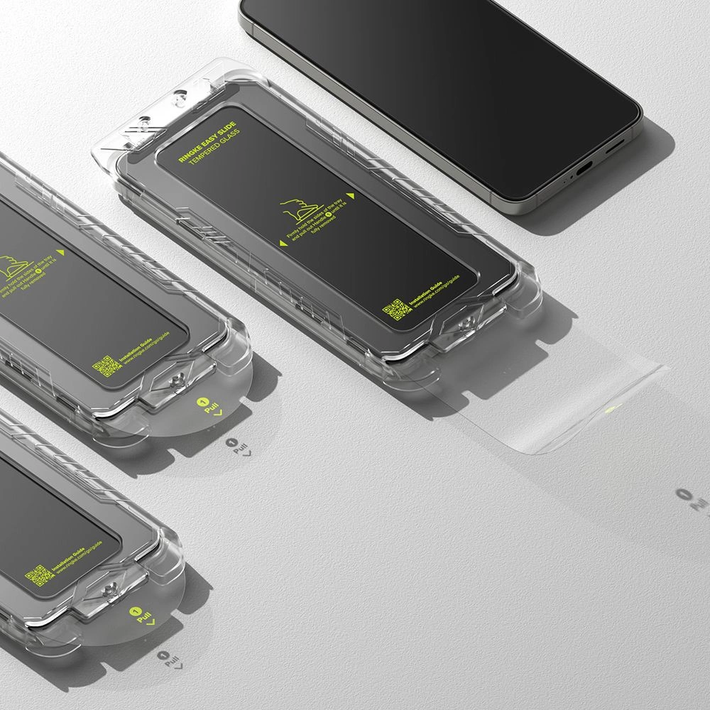 Ringke Easy Slide 2-pack tempered glass for Samsung Galaxy S25+eng