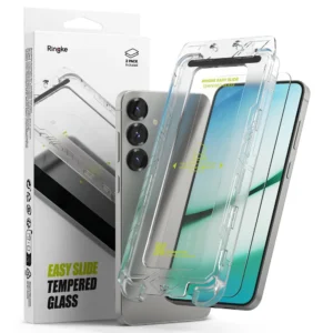 Ringke Easy Slide 2-pack tempered glass for Samsung Galaxy S25eng