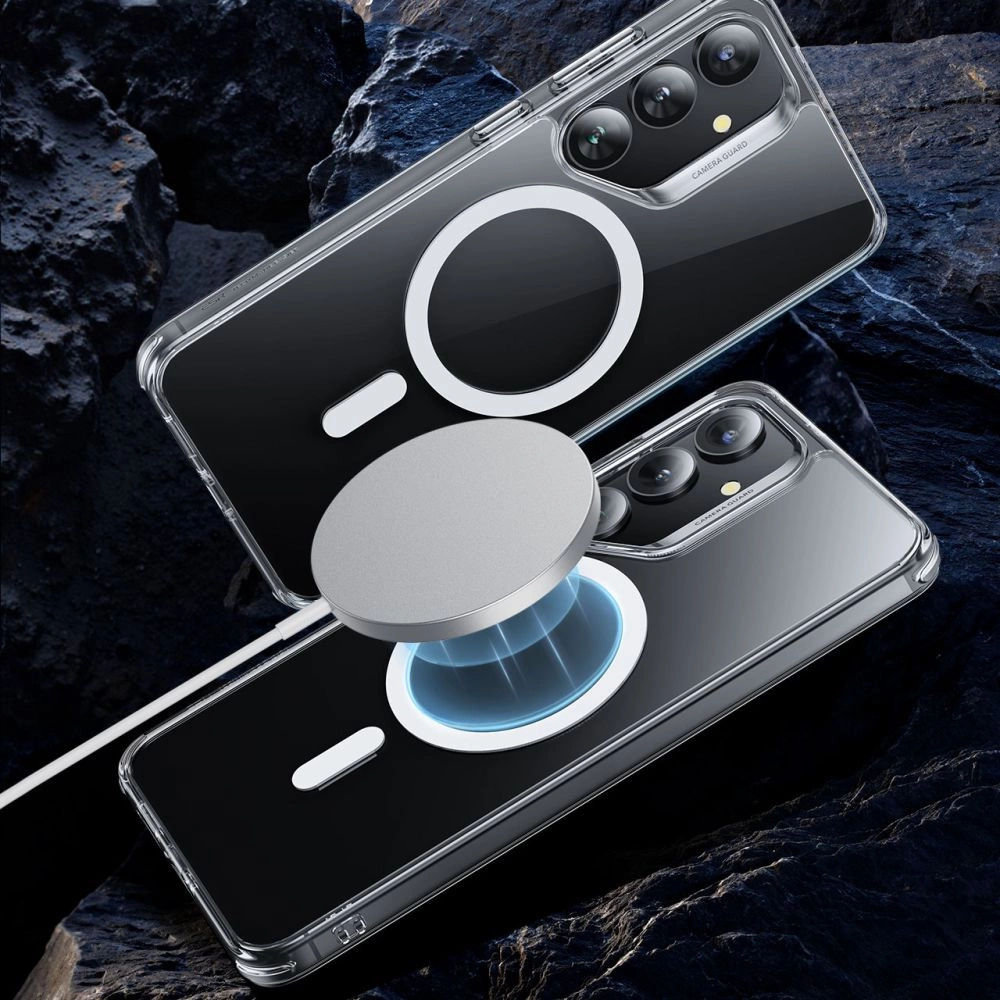 ESR Classic Hybrid Halolock MagSafe Case for Samsung Galaxy S25+ - Transparenteng