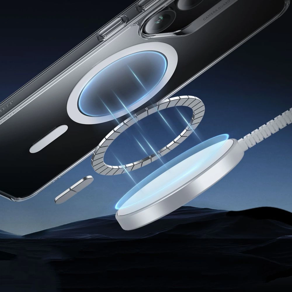 ESR Classic Hybrid Halolock MagSafe Case for Samsung Galaxy S25+ - Transparenteng