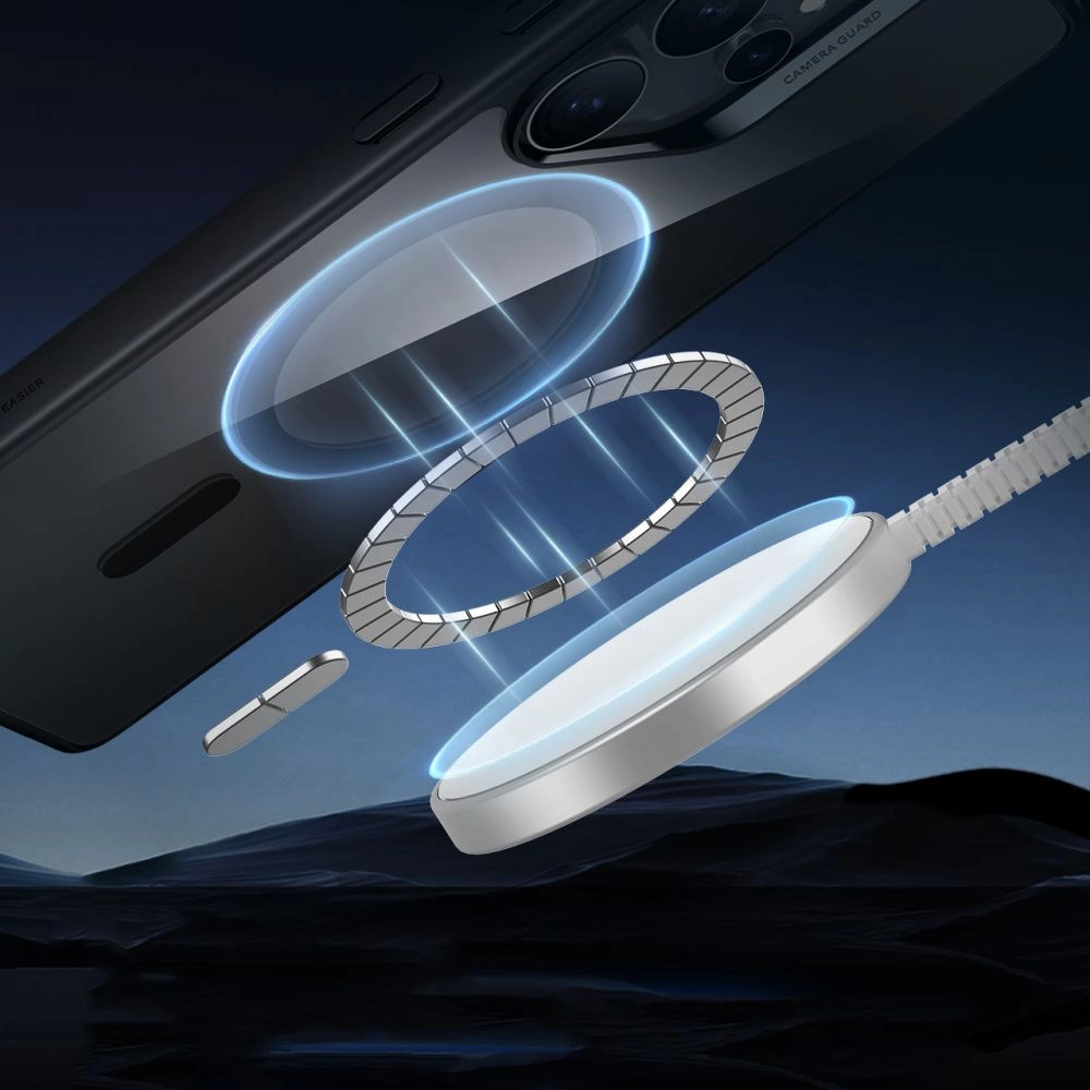 ESR Classic Hybrid Halolock MagSafe Case for Samsung Galaxy S25 Ultra - Clear Blackeng