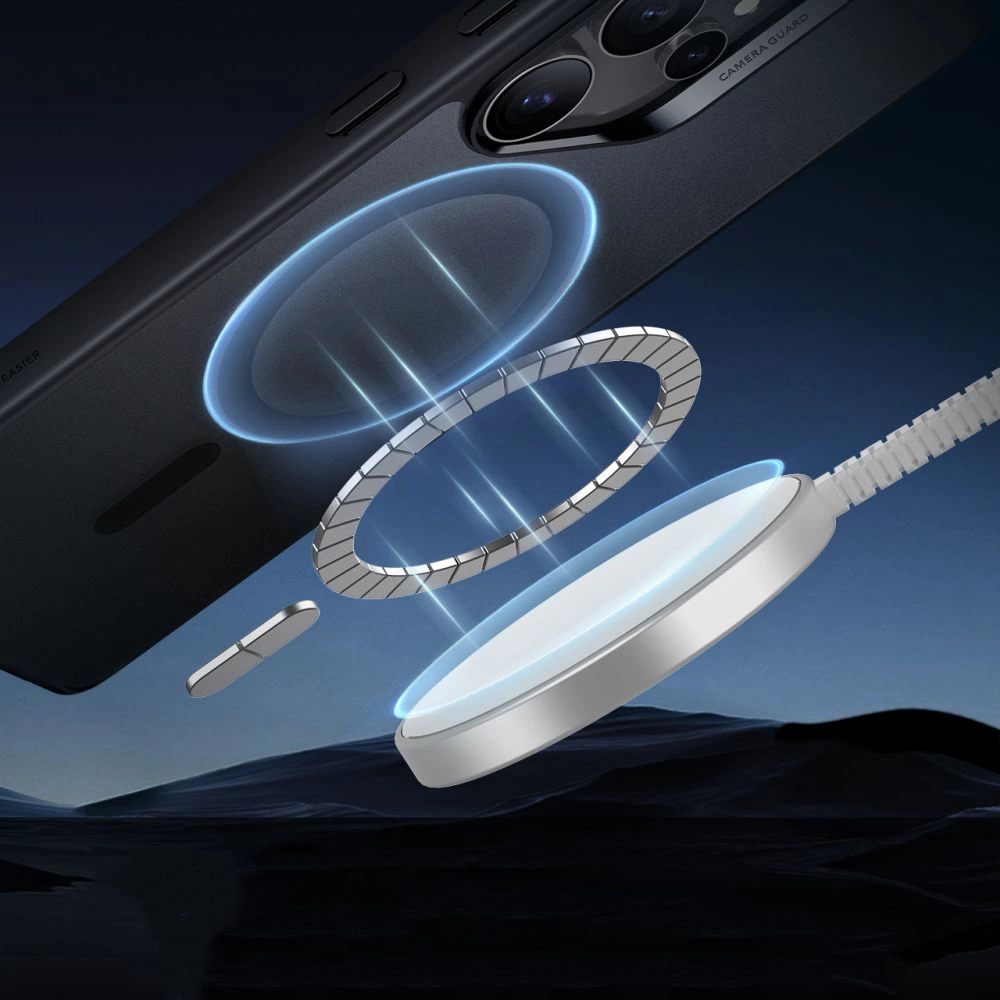 ESR Classic Hybrid Halolock MagSafe Case for Samsung Galaxy S25 Ultra - Translucent Blackeng