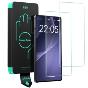 ESR Tempered Glass 2-pack for Samsung Galaxy S25 Ultra - transparenteng