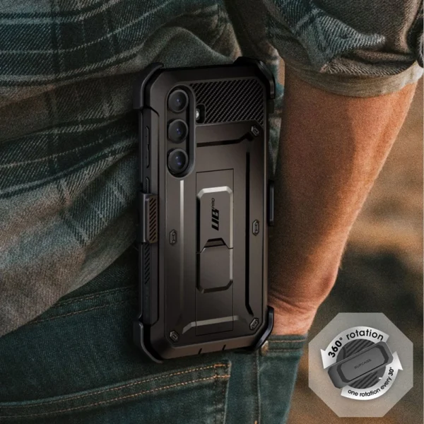 Supcase Unicorn Beetle Pro 2-set Case for Samsung Galaxy S25+ - Blackeng