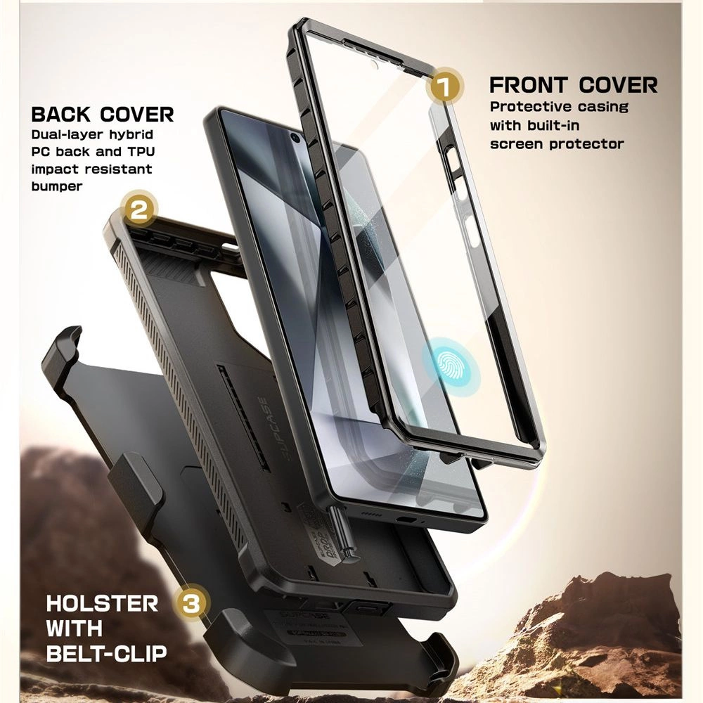 Supcase Unicorn Beetle Pro Case for Samsung Galaxy S25 Ultra - Blackeng