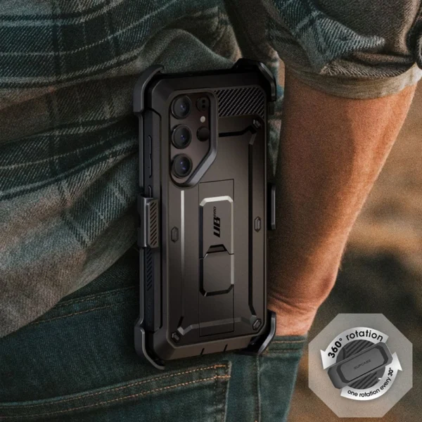 Supcase Unicorn Beetle Pro Case for Samsung Galaxy S25 Ultra - Blackeng