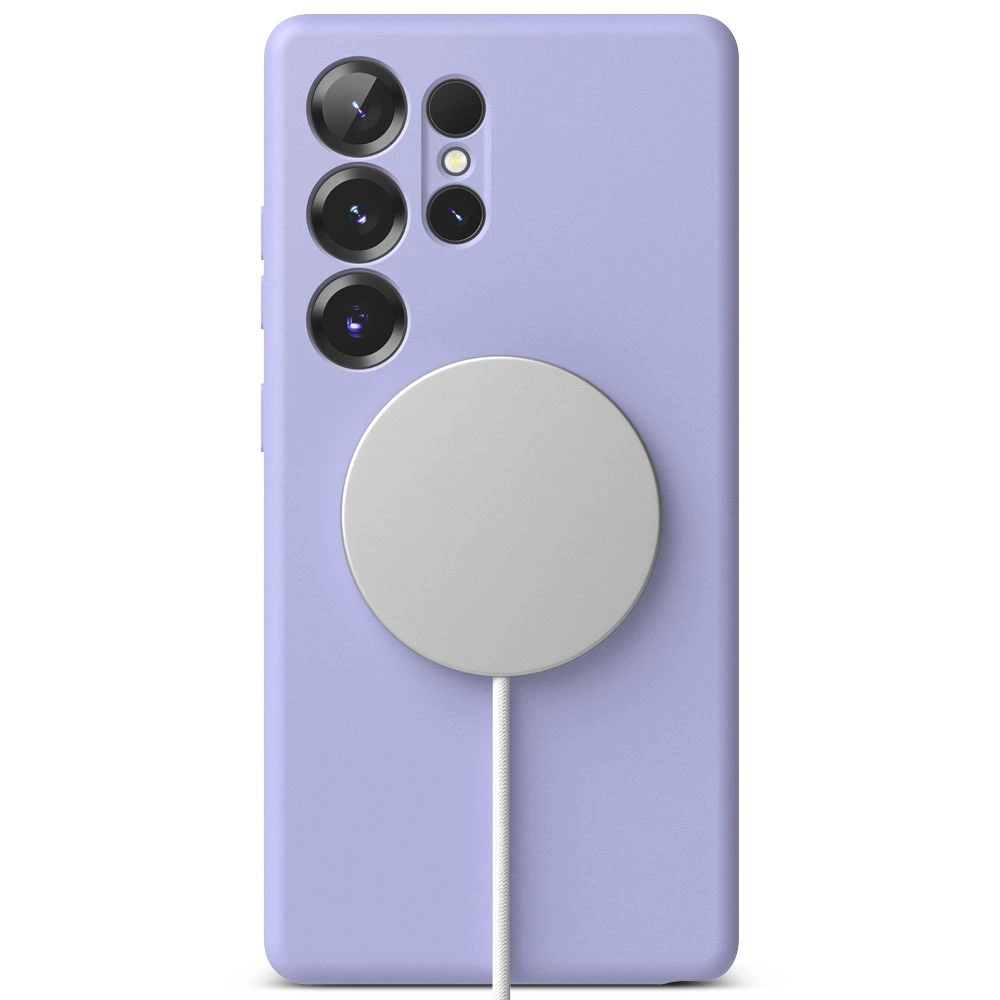 Ringke Silicone MagSafe Case for Samsung Galaxy S25 Ultra - Purpleeng