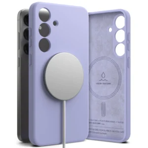 Ringke Silicone MagSafe Case for Samsung Galaxy S25+ - Purpleeng