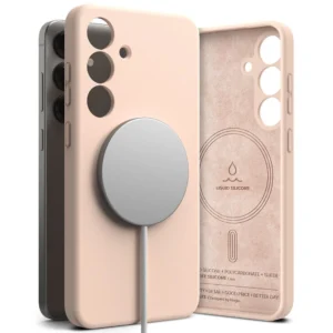 Ringke Silicone MagSafe Case for Samsung Galaxy S25 - Pinkeng