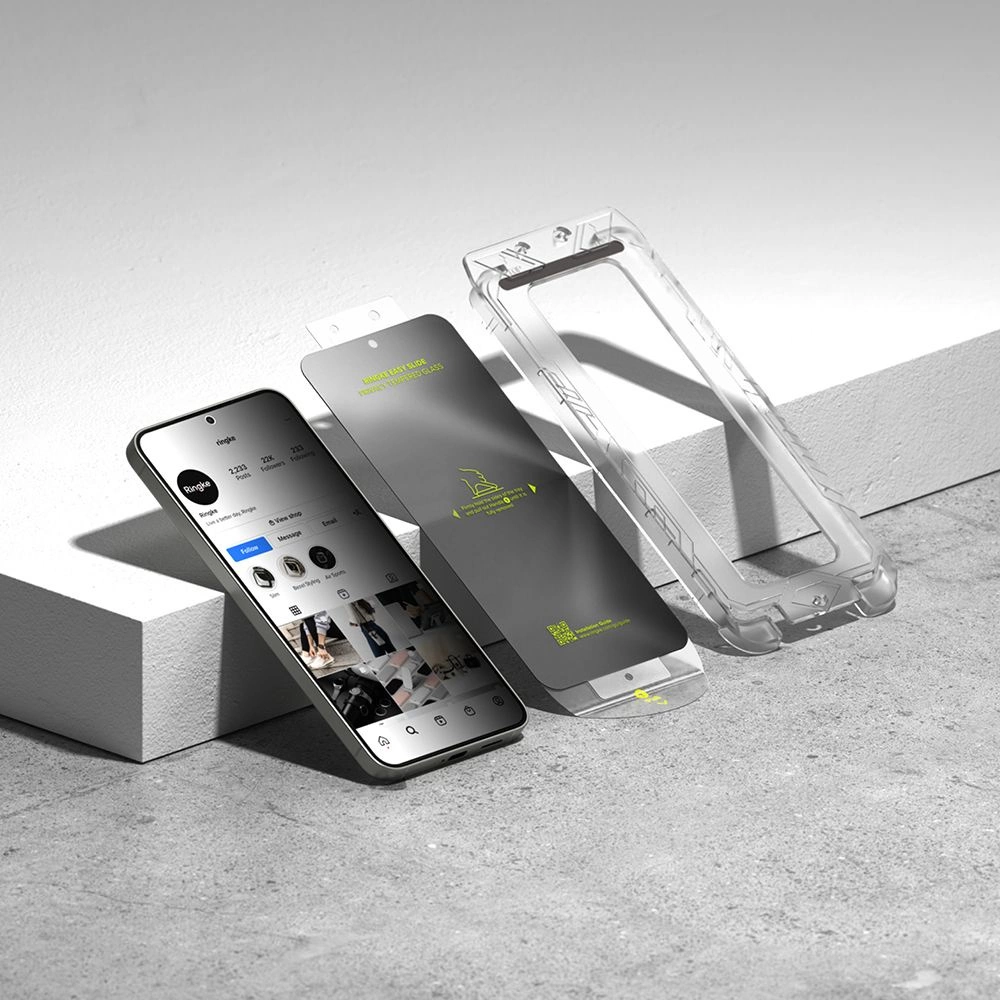 Ringke Easy Slide 2-pack Privacy Glass for Samsung Galaxy S25+eng
