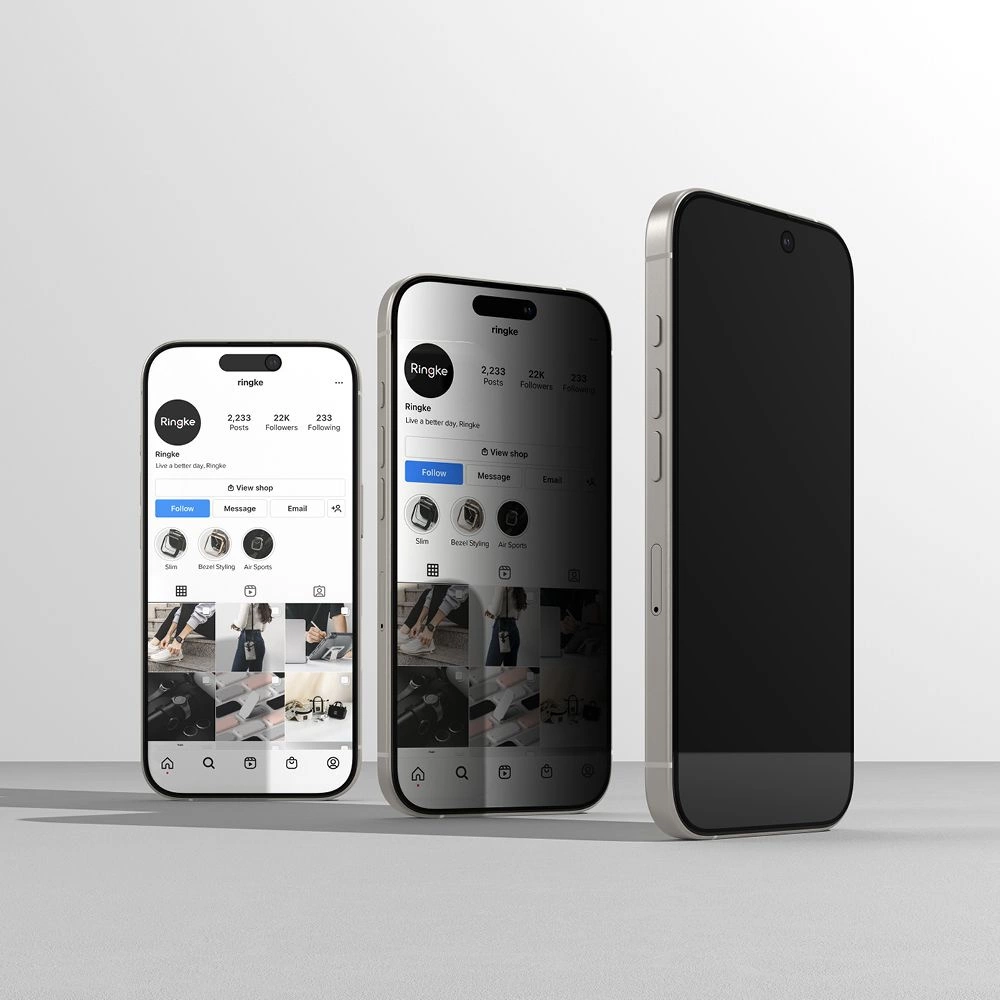 Ringke Easy Slide 2-pack Privacy Glass for Samsung Galaxy S25eng