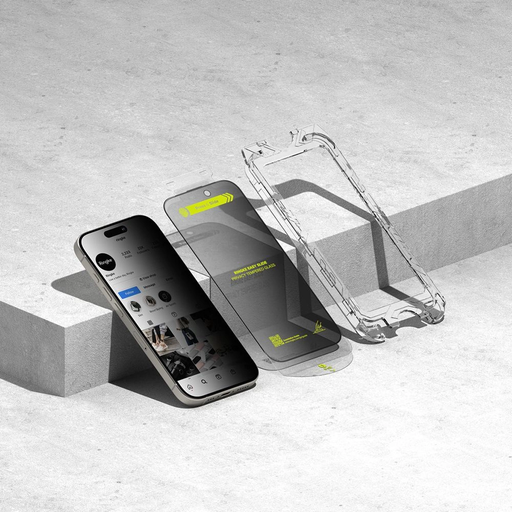 Ringke Easy Slide 2-pack Privacy Glass for Samsung Galaxy S25eng