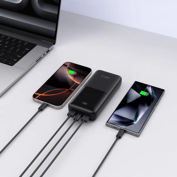 Powerbank Tech-Protect PB02 20000mAh 22.5W - blackeng