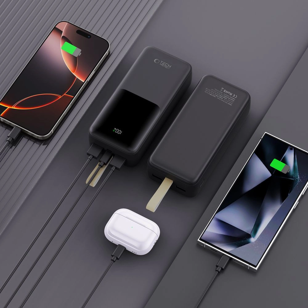 Powerbank Tech-Protect PB03 30000mAh 22.5W - blackeng