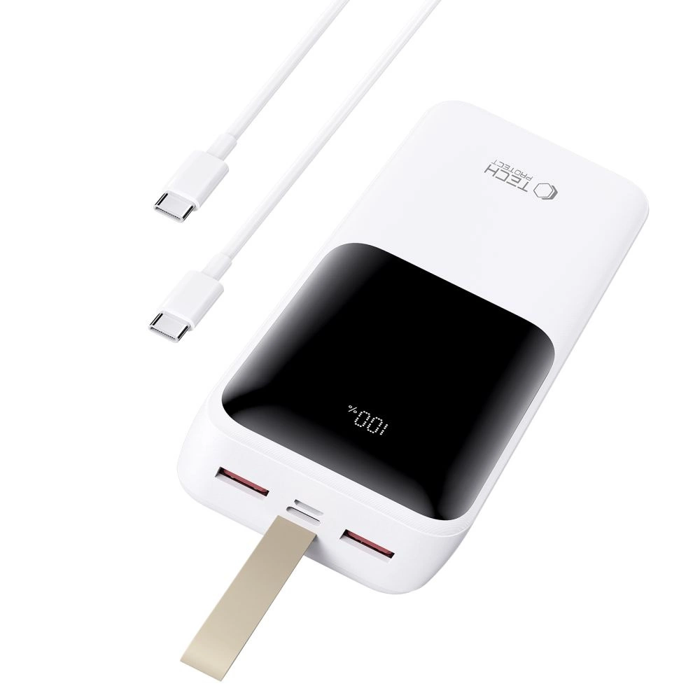 Powerbank Tech-Protect PB03 30000mAh 22.5W - whiteeng