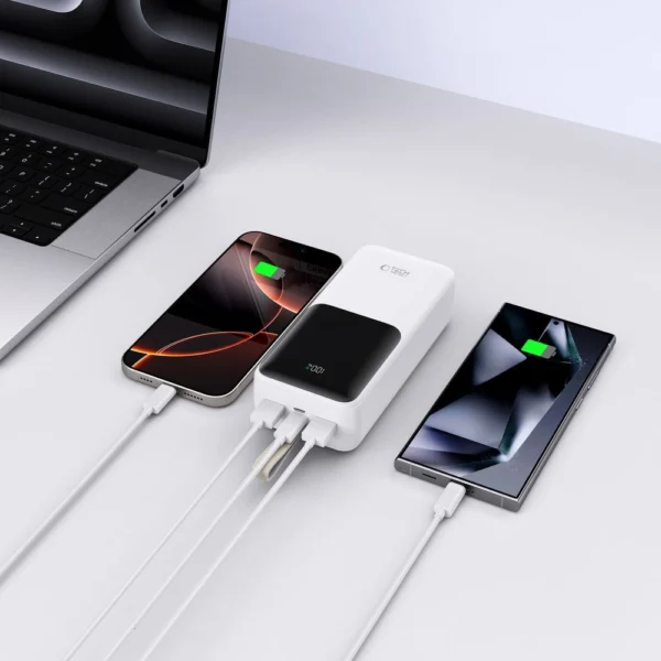 Powerbank Tech-Protect PB03 30000mAh 22.5W - whiteeng