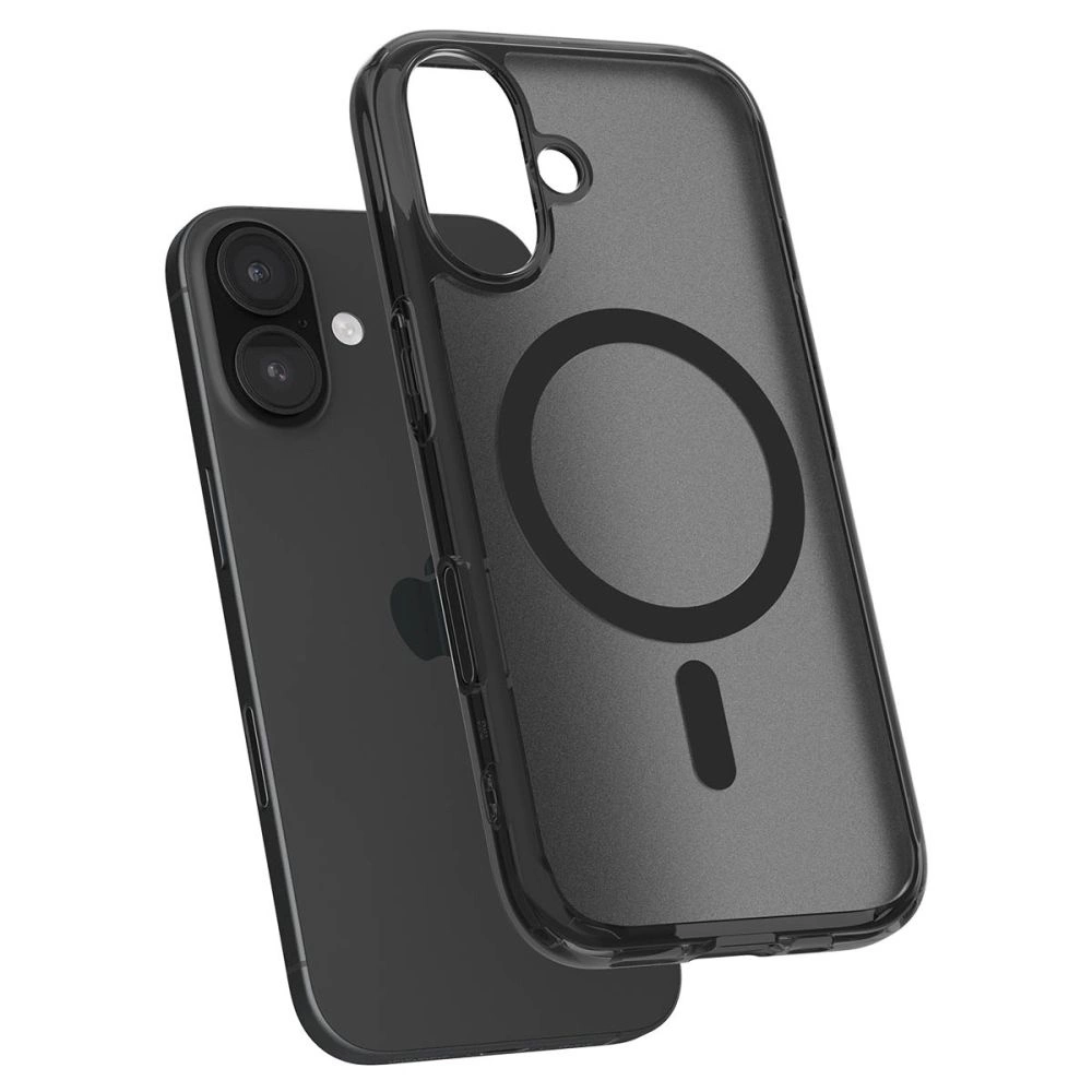Spigen Ultra Hybrid "T" MagSafe iPhone 16e Case - Translucent Blackeng