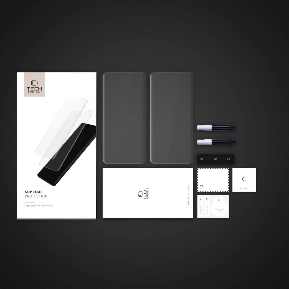 Tech-Protect Supreme Protection Tempered Glass for Xiaomi Redmi Note 14 PRO / 14 PRO+ 5G / Poco X7 5G - Transparenteng