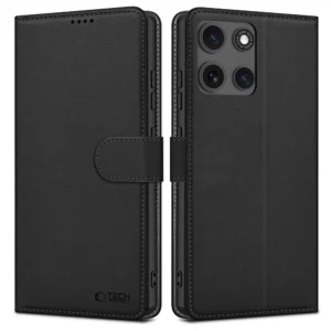 Tech-Protect Wallet Case for Motorola Moto G15 / G15 Power - Blackeng