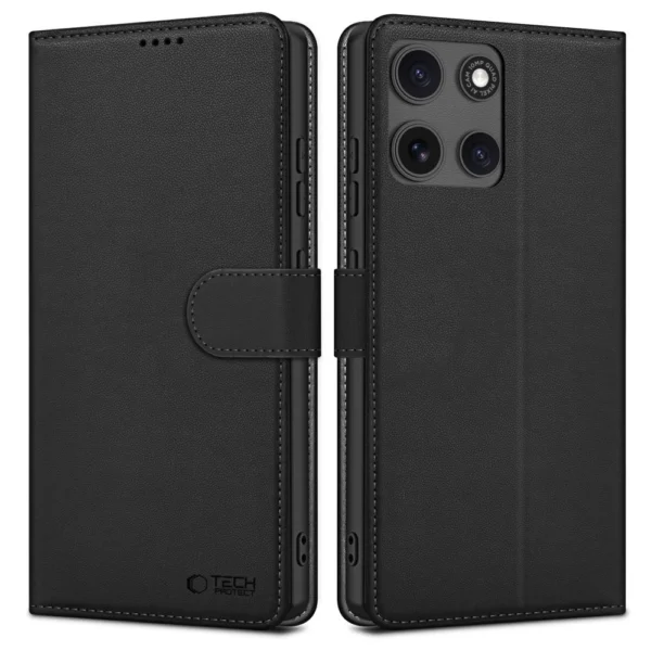 Tech-Protect Wallet Case for Motorola Moto G15 / G15 Power - Blackeng