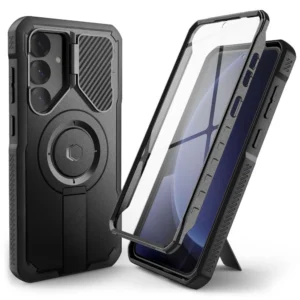 Tech-Protect Kevlar MagSafe+ Case for Samsung Galaxy S25 - Blackeng