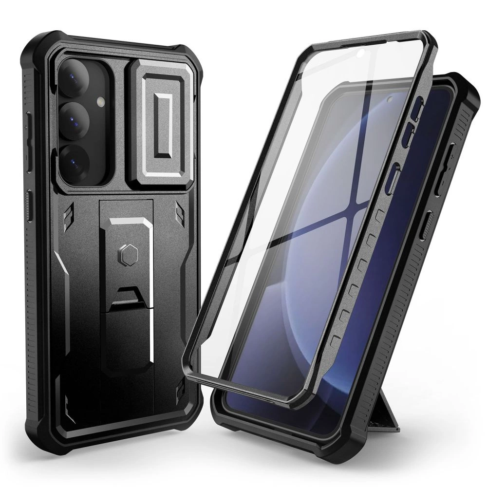 Tech-Protect Kevlar Cam+ Case for Samsung Galaxy S25 - Blackeng