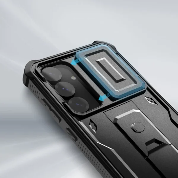 Tech-Protect Kevlar Cam+ Case for Samsung Galaxy S25 - Blackeng
