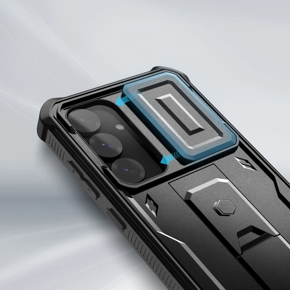 Tech-Protect Kevlar Cam+ Case for Samsung Galaxy S25 - Blackeng