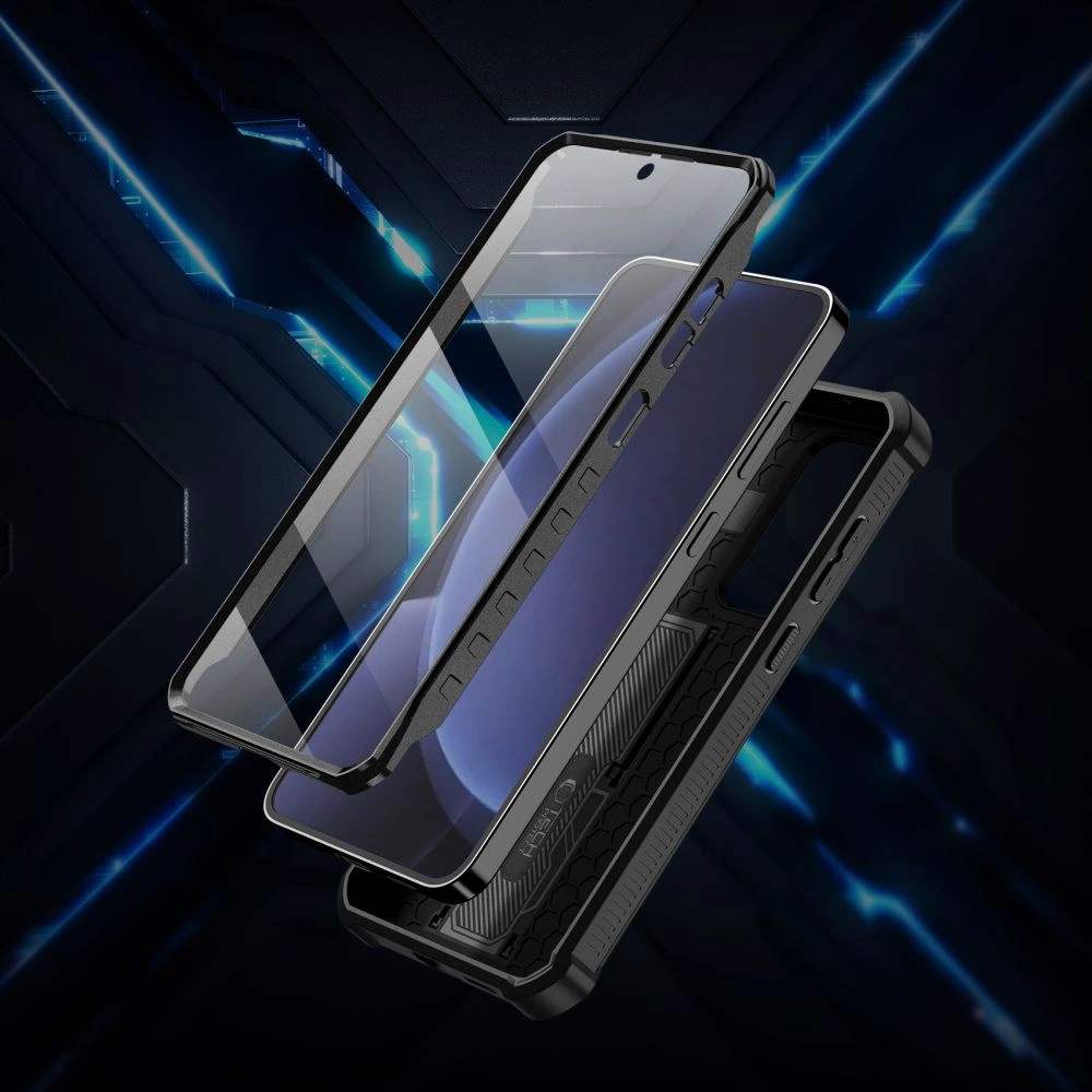 Tech-Protect Kevlar Cam+ Case for Samsung Galaxy S25 - Blackeng