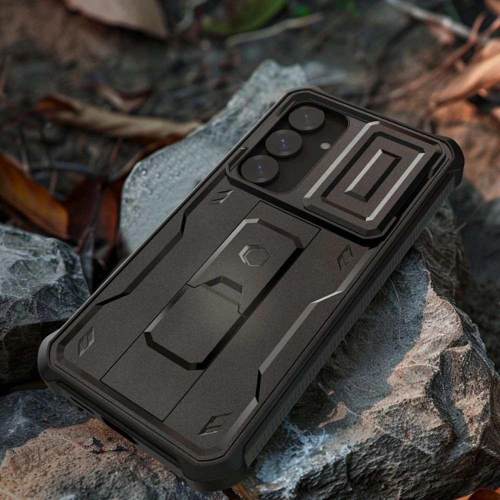 Tech-Protect Kevlar Cam+ Case for Samsung Galaxy S25 - Blackeng
