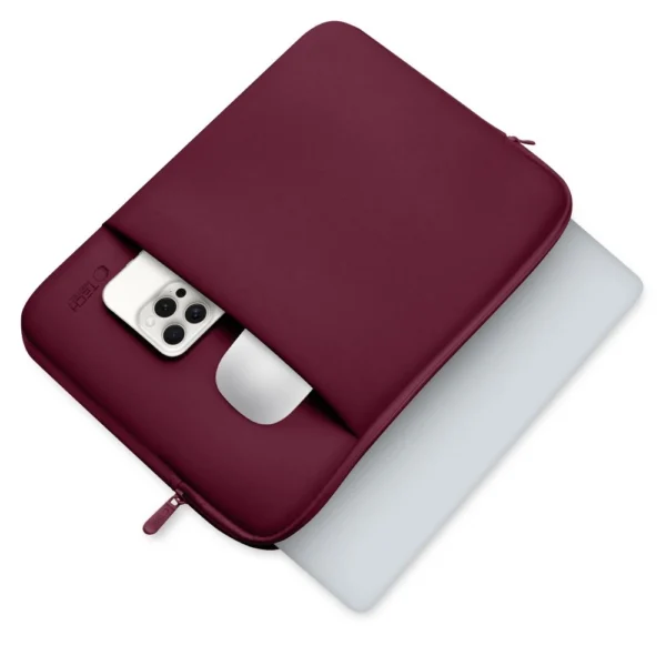 Tech-Protect Neoprene Laptop Case 13" - Burgundyeng