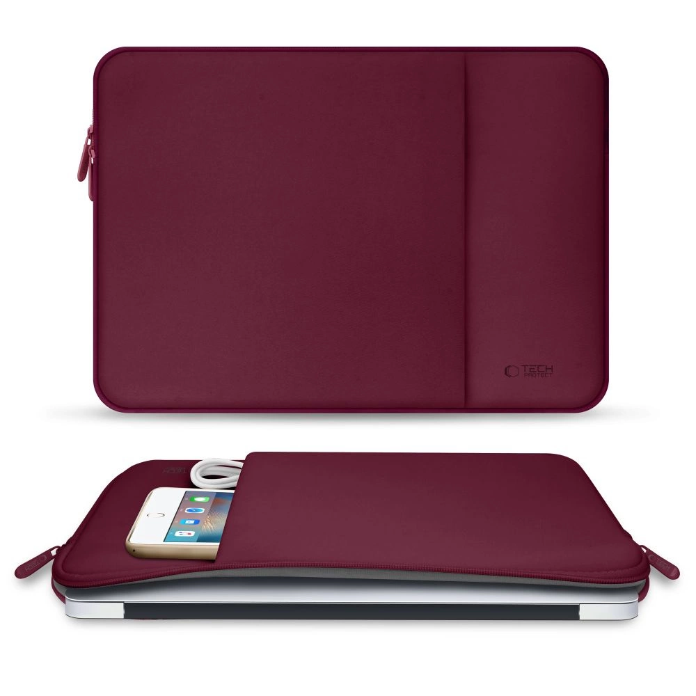 Tech-Protect Neoprene Laptop Case 13" - Burgundyeng