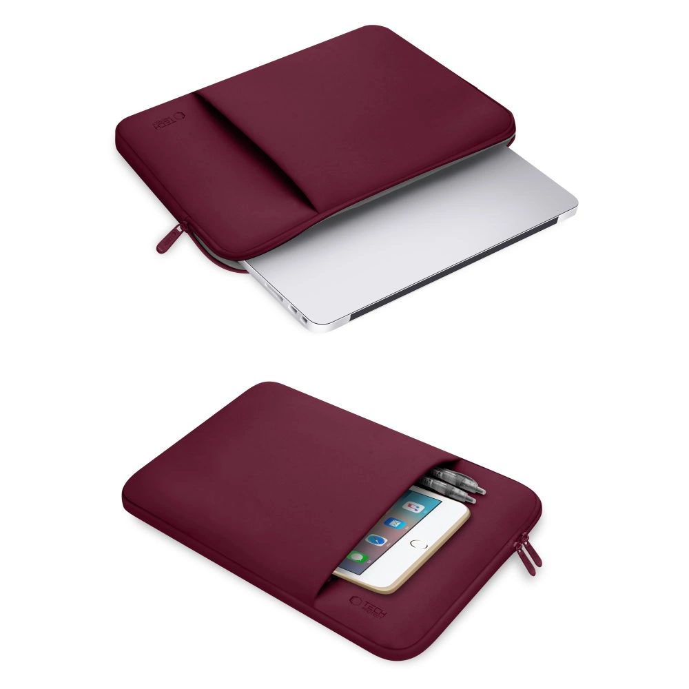 Tech-Protect Neoprene Laptop Case 13" - Burgundyeng
