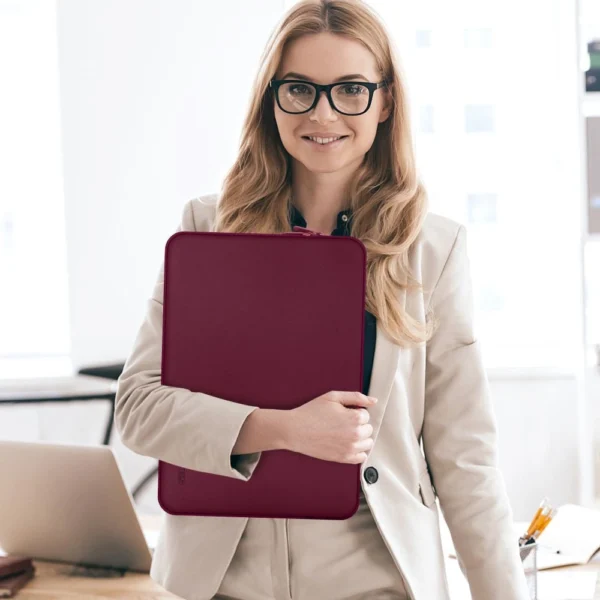 Tech-Protect Neoprene Laptop Case 13" - Burgundyeng