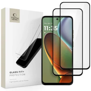 Tech-Protect Glass Fit+ 2-Pack Tempered Glass for Motorola Moto G15 / G15 Power / G05 / E15 - Blackeng