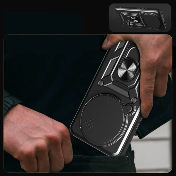 Tech-Protect CamShield Pro Case for Xiaomi Redmi Note 14 Pro 5G / Poco X7 5G - Matte Blackeng