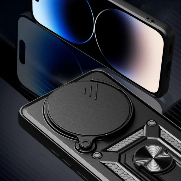 Tech-Protect CamShield Pro Case for Xiaomi Redmi Note 14 Pro 5G / Poco X7 5G - Matte Blackeng