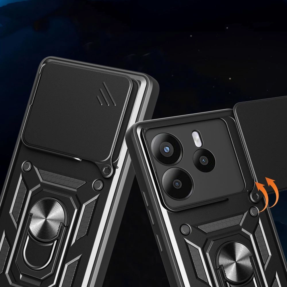 Tech-Protect CamShield Pro Case for Xiaomi Redmi Note 14 5G - Matte Blackeng