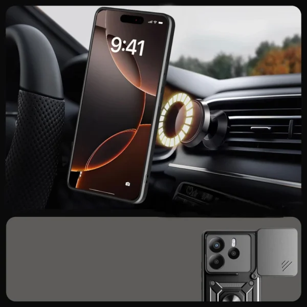 Tech-Protect CamShield Pro Case for Xiaomi Redmi Note 14 5G - Matte Blackeng