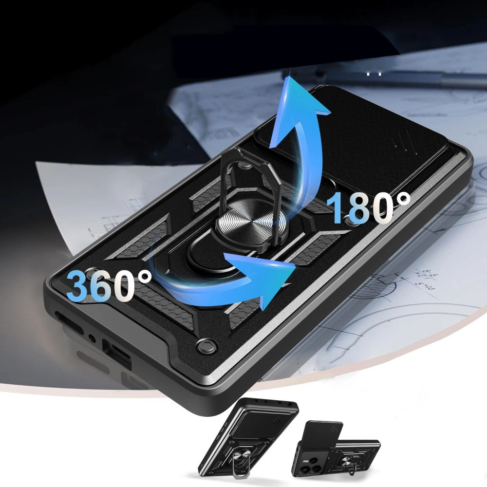 Tech-Protect CamShield Pro Case for Xiaomi Redmi Note 14 5G - Matte Blackeng
