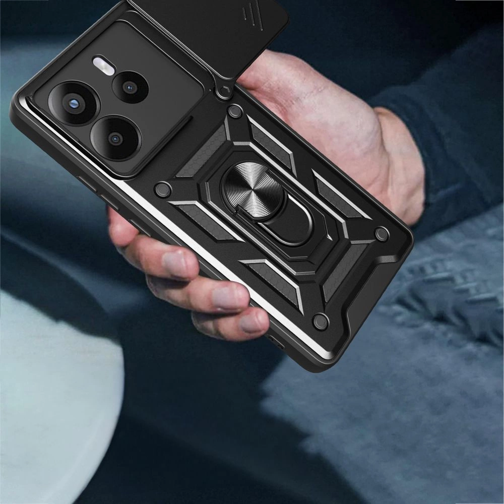 Tech-Protect CamShield Pro Case for Xiaomi Redmi Note 14 5G - Matte Blackeng