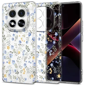 Tech-Protect FlexAir Case for Xiaomi Redmi Note 14 Pro 5G / Poco X7 5G - Daisies with Leaveseng