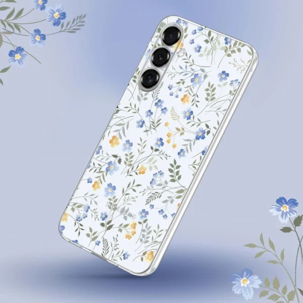 Tech-Protect FlexAir Case for Xiaomi Redmi Note 14 Pro 5G / Poco X7 5G - Daisies with Leaveseng