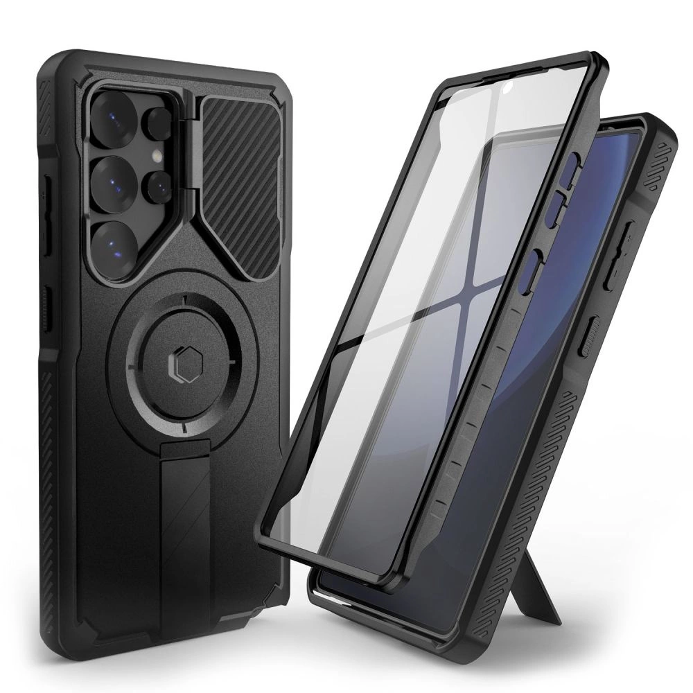 Tech-Protect Kevlar MagSafe+ Case for Samsung Galaxy S25 Ultra - Blackeng