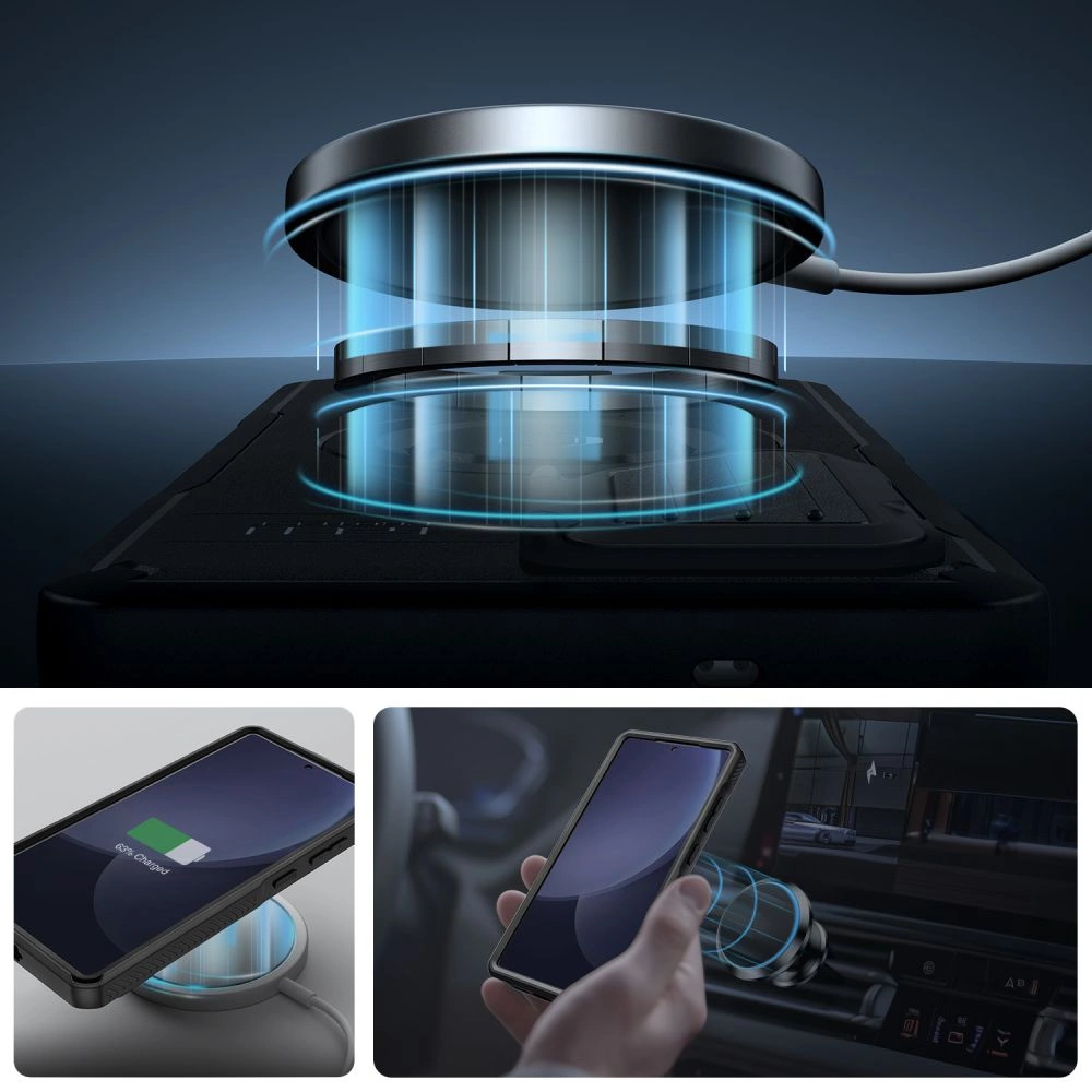 Tech-Protect Kevlar MagSafe+ Case for Samsung Galaxy S25 Ultra - Blackeng