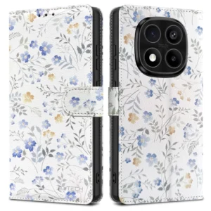 Tech-Protect Wallet Case for Xiaomi Redmi Note 14 Pro 5G / 14 Pro+ 5G / Poco X7 5G - Daisies with Leaveseng