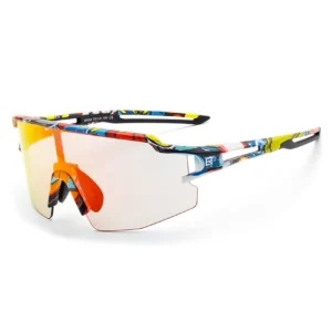 Rockbros Photochromic Cycling Glasses with UV Protection and Corrective Insert - Multicoloreng